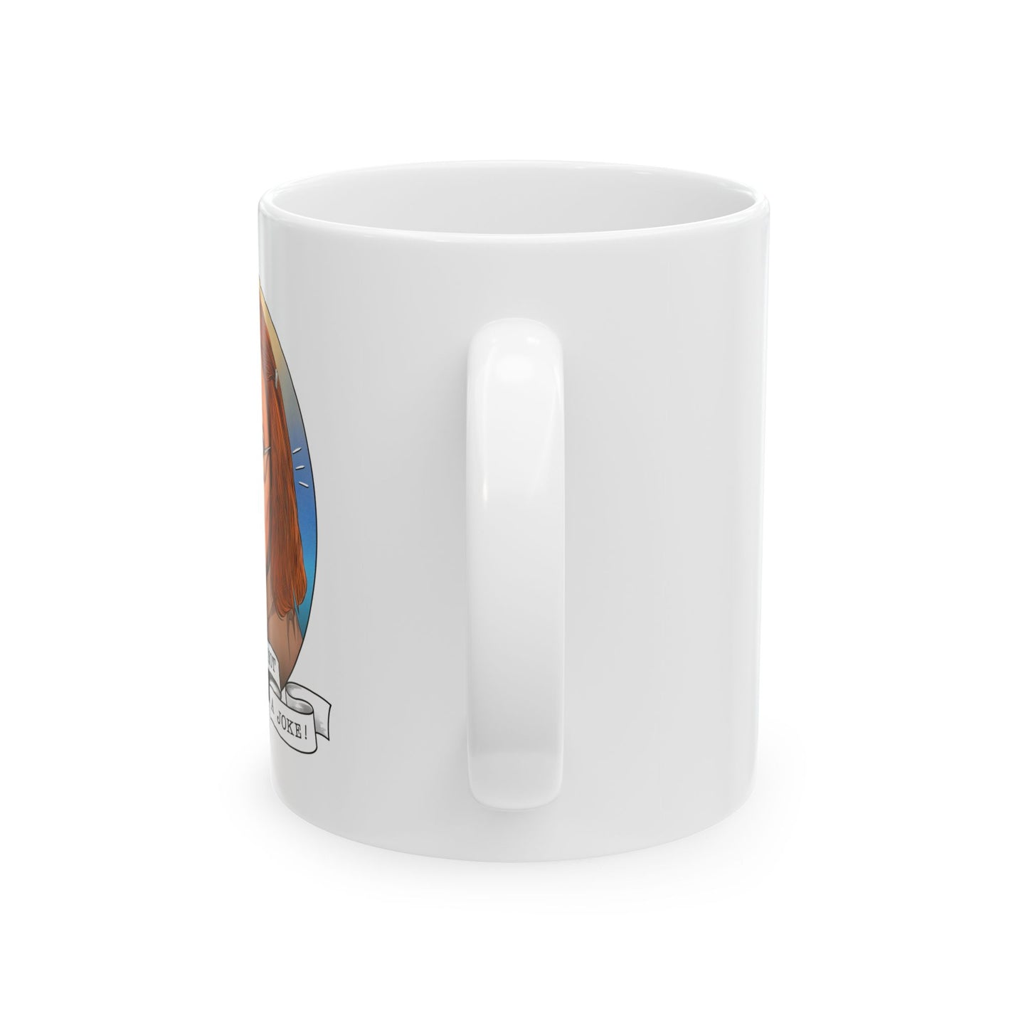 Identity Theft Ceramic Mug, (11oz)